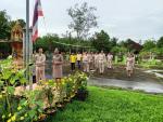 อบต.โคกยาง ร่วมกิจกรรมเคารพธงชาติและร้องเพลงชาติไทยเนื่องในว