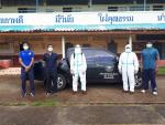 องค์การบริหารส่วนตำบลโคกยาง ลงพื้นที่ฉีดพ่นยาฆ่าเชื้อ รร.บ้า