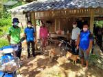 องค์การบริหารส่วนตำบลโคกยาง มอบถุงยังชีพแก่ผู้ได้รับคำสั่งกั